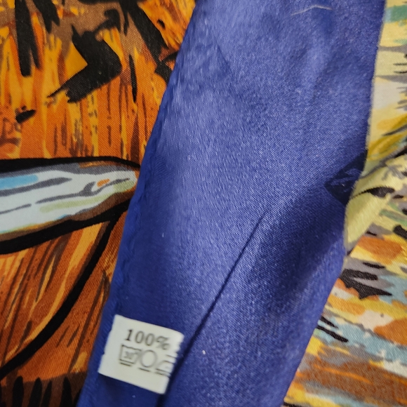 Van Gogh Cafe Terrace Silk Scarf - Picture 7 of 8